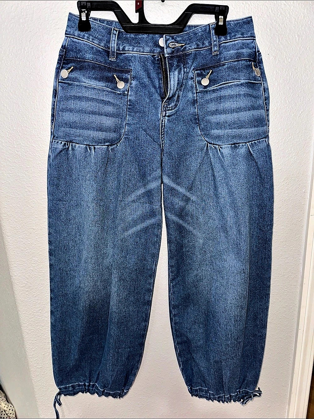 Flamingals Blue Jogger Jeans Size Small